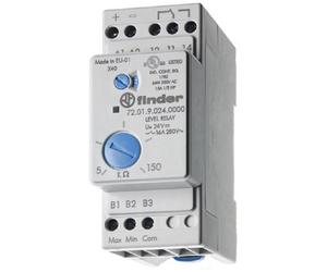 FINDER 72.01.8.024.0000 RELE CONTROLLO DI LIVELLO 24VAC REGOLABILE PER LIQUID...