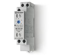 Finder 807102400000PAS - Relé temporizzato statistico modulare, multifunzione e multitensione 1 NO 1A da 24 a 240 Vac/dc, da 0,1 secondi a 24 h