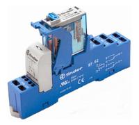 Finder 9.024.0050-1 4C.52.9.024.0050. Tensione nominale: 24 V/DC corrente di commutazione (max): 8 A, 2 commutatori, 1 pezzo