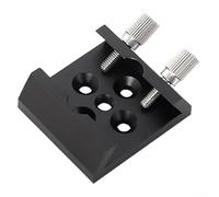 Finder - Base per cannocchiale con sistema di montaggio per obiettivo telescopico, piastra adattatore Cold Shoe, leggera, 40 g, lunghezza 44 mm (nero)