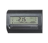 FINDER CRONOTERMOSTATO DA PARETE NERO TOUCH BASIC 1C7190032007