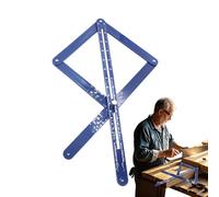Finder di angoli da ginnastica miterr con scale - angoli di precisione Ruler Metalworking | SEVER SEVE MITERS SAW | Strumento di misurazione 10-170 gradi preciso | Costruzione e fai -da -te essen