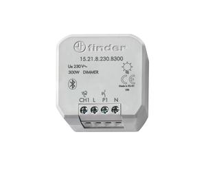 Finder Dimmer elettronico Bluetooth YESLY Tipo 15218230B300. Varialuce con montaggio a incasso. 7 funzioni selezionabili. Comandabile con App.