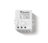 Finder Dimmer (varialuce) Elettronico per Montaggio a Pannello o Incasso Tipo 15.51. Compatibile con lampade a incandescenza/alogene e LED dimmerabili 230 V. Con regolazione lineare