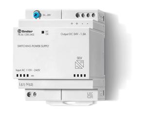 Finder FIN 783612302401 ALIMENTATORE SWITCHING 36W 24VDC (1.5A)