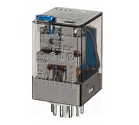 Finder 60.13.9.024.5240 Relè ad innesto 24 V/DC 6 A 3 scambi 1 pz.