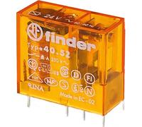 finder Relè a spina, 230 V AC, 2 W, 8 A, 1 pezzo, 40.52.8.230.0000 (1 pezzo di relè a pressione/pressione)