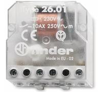 Interruttore impulso incasso 1 pz finder 26 01 8 012 0000 na 12 v/ac 10 a