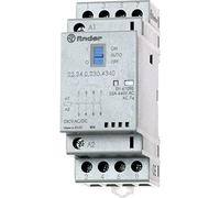 Finder Serie 22 - Contatore Lexic modulare 2 no + 2NC AgSnO2 selettore Indicatore LED