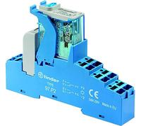 Finder Serie 4 C - Interface modulo Serie 4 contatti P2 24 VAC Push-in flangia plastico