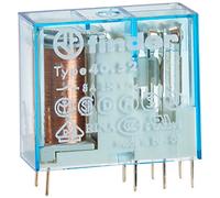 Finder Serie 40 - Relais 5 mm 2 deviatore 8 A 90 VDC Agni + AU lavabile