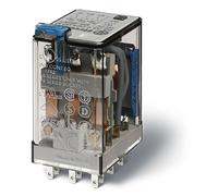 Finder Serie 55 - Relais contatti Agni + AU 110 VDC pulsante + LED + diodo