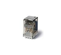 Finder Serie 55 - Relais industriale Mini circuito stampato 4 contatti 7 a 110 vac Agni passo + AU
