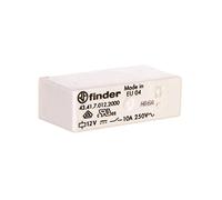 Finder Series 43 - Rele circuito stampato a basso profilo 1 contatto deviatore 10 A 12 VDC