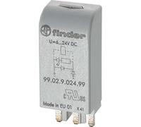 Finder Steck modulo con LED Verde Diode 6 di 24 V DC, 1 pezzi, 99.02.9.024.99