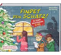 Findet den Schatz! - Ein Escape-Adventskalender für Kids: Mit Seiten zum Auftrennen und 24 spannenden Rätseln