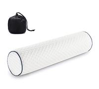 Findigit Cuscino Memory Foam Cilindrico, Cuscino Cervicale e Lombare Rotondo, Cuscino Lungo Imbottito per Collo, Marina Militare