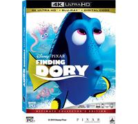 FINDING DORY (4K UHD Blu-ray) Ellen DeGeneres Albert Brooks Ed O'Neill