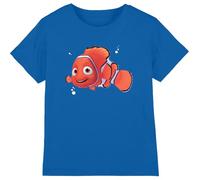 Finding Nemo Nemo Ocean Unisex Kids T Shirt, Royal, 3-4 Anni Bambini e Ragazzi