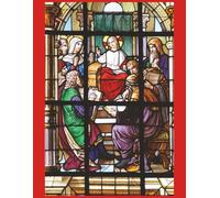 Finding of Jesus in the Temple Composition Notebook: 8.5 x 11 inches | 100 pages | Wide ruled with field