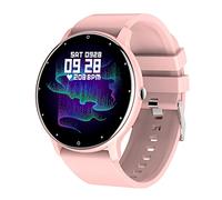 findtime Orologio da donna 1.28'' da uomo Smartwatch Bluetooth 5.0 Tracker di attività con cardiofrequenzimetro impermeabile IP68 per iOS Android, Rosa, Moderno