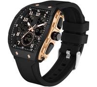 findtime Orologio da polso da uomo, digitale e analogico, militare, impermeabile, 5 ATM, orologio sportivo da uomo, con luce LED, cronometro Coutdown tattico, orologio da esterno, in silicone, 12/24H