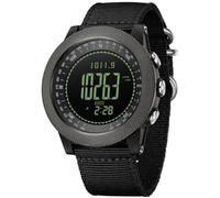 findtime Orologio da uomo con altimetro, barometro, bussola, escursionismo | ABC Orologio con display di altitudine della temperatura, contapassi, orologio militare per campeggio, arrampicata, avventure