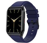 findtime Orologio da uomo - Ossimetro | Termometro corporeo | Grande schermo da 1,69 pollici | Orologio da donna compatibile con telefoni Android e iOS Cinturino in silicone, blu, misura unica