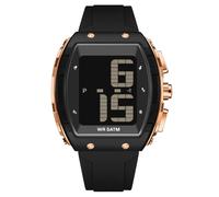 findtime Orologio digitale per anziani, con indicazione dell'ora inglese, numeri extra grandi, display con allarme, impermeabile, per anziani, ipovedenti e non udenti, facile da leggere, per uomini e
