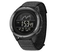 findtime Orologio sportivo da uomo, impermeabile, militare, digitale, con doppio fuso orario, retroilluminazione a LED, sveglia, cronometro, conto alla rovescia