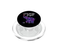 Fine Alzheimers camicia amore mai dimentica Alzheimers consapevolezza PopSockets PopGrip per MagSafe