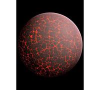 Fine Art Prints Space Concept Illustration Planet Earth Formation - Poster da Parete XL