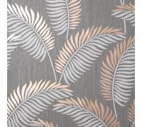 Fine Decor Cascade Foglia Carta da Parati Tropicale Metallico Felce - Vari