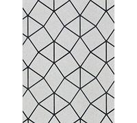 Fine Décor FD42489 - Traliccio Geo in platino, colore: Argento