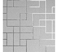Fine Décor FD42491 - Squadra in platino, colore: Argento