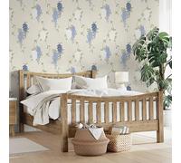 Fine Decor FD43674 - Carta da parati con fiori di glicine, colore: blu