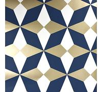 Fine Décor Nova Geo Navy/Oro