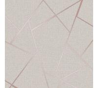 Fine Decor Quarzo Fractal Parati - Geometrico Brillantini Metallico Vinile