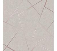 Fine Decor Wallcoverings FD42282, carta da parati frattale al quarzo, oro rosa