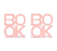 Fine del libro in metallo rosa, tappo del libro decorativo a forma di forme pesante, supporto per manutenzione del libro per i libri di gabinetti del gabinetto CD DVD