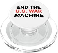 Fine della protesta contro la pace contro la guerra della macchina da guerra degli Stati Uniti PopSockets PopGrip per MagSafe
