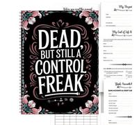 Fine della vita Planner - Genitori Paper Gone Notebook, After Death Arrangement Guide, Affairs Management Log Documentazione attenta | Registrati per Finanza immobiliare Direttive Sanitarie Binder