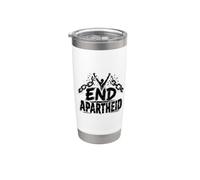 Fine delle catene spezzate dell'apartheid Diritti Umani Uguaglianza Bicchiere termico in acciaio inox doppia parete