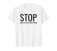 Fine Gerrymandering Now Mappe e voti Equi Democrazia Reale Maglietta