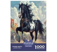 Fine Horse Jigsaw Puzzle Impossibili 1000Pcs Decorazione Per La Casa. Giochi Rilassamento E Intelligence Per Adulti E Ragazzi Da 14 Anni 70x50cm/1000pcs