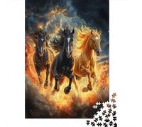 Fine Horse Puzzle 1000 Pezzi Per Adulti, Pixel Terapia, Progetto Condiviso, Opera Da Valorizzare 1000pcs (75x50cm)