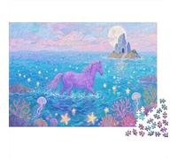 Fine Horse Puzzle 1000 Pezzi Premium, Esercizio Neurale, Progetto Collettivo, Elemento Focalizzante 1000pcs (75x50cm)