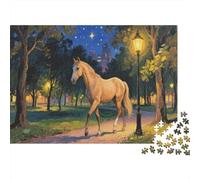 Fine Horse Puzzle 1000 Pezzi Premium, Esercizio Neurale, Progetto Collettivo, Elemento Focalizzante 1000pcs (75x50cm)