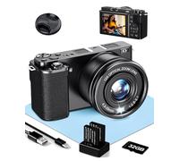 Fine Life Pro Digitalkamera 1080P, 48 Megapixel 12X Optischer Zoom Fotokamera, optischer Bildstabilisator Vlog Kamera