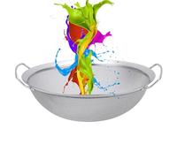 Fine Mesh Filter - 60 Mesh Stainless Steel Round Sifter, Paint Bucket Strainer Tool with Handle, Emulsion Honey Funnel Filter, Durable Multi Purpose Straining Accessory for Paint Glaze Cooking, Liquid